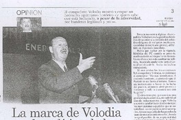 La marca de Volodia en la política de los comunistas