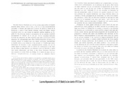 La presencia de Antonio Machado en la poesía española de posguerra