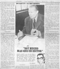 "Soy mucho más que un editor"