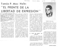 El frente de la libertad de expresión