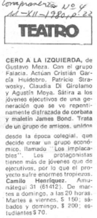 Cero a la izquierda.