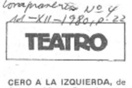 Cero a la izquierda.