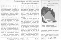 Misión del intelectual.