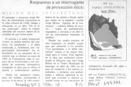 Misión del intelectual.