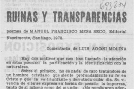 Ruinas y transparencias :_ [comentario]