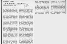 Los rostros ardientes.