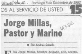 Jorge Millas, pastor y marino