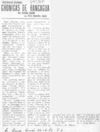 Crónicas de Rancagua