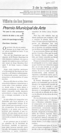 Premio Municipal de Arte