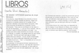 De sagas y epifanías