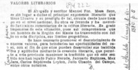 Valores literarios