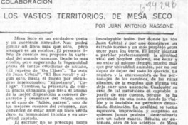 Los vastos territorios, de Mesa Seco