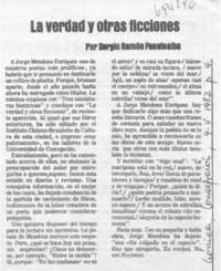 La verdad y otras ficciones