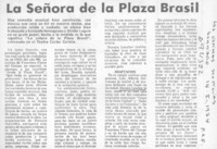 La señora de la plaza Brasil.