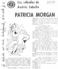 Patricia Morgan
