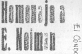 Homanaje a E. Neiman.