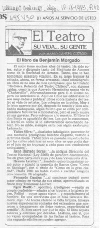 El libro de Benjamín Morgado