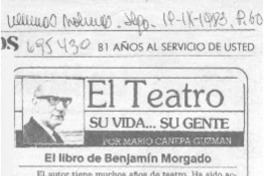 El libro de Benjamín Morgado