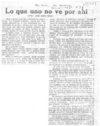 Lo que uno no ve por ahí