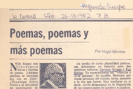 Poemas, poemas y más poemas
