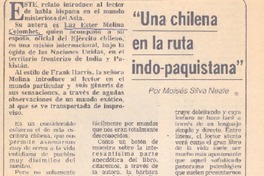 Una chilena en la ruta indo-paquistana"