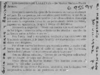 Los Rostros de la lluvia