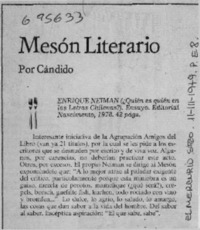 Mesón literario