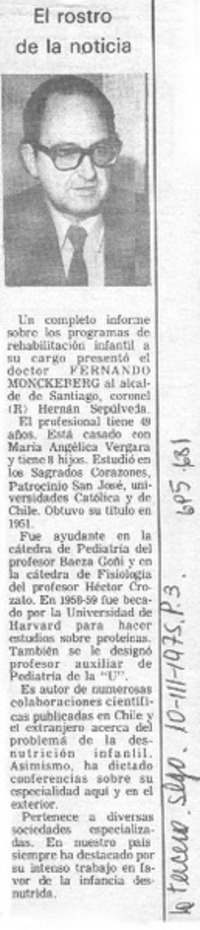 El Rostro de la noticia.