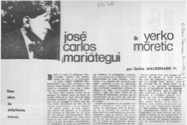 José Carlos Mariátegui