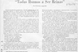 "Todas íbamos a ser reinas"