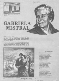 Gabriela Mistral.