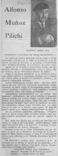 Alfonso Muñoz Pilichi