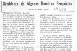 Semblanza de algunos hombres penquistas