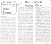 Don Reinaldo Muñoz Olave