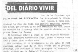 Principios de educación