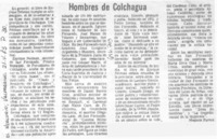 Hombres de Colchagua