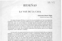 La voz de la casa