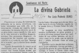 La divina Gabriela
