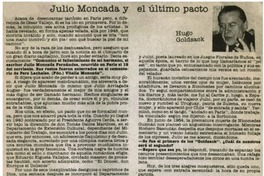 Julio Mondaca y último pacto