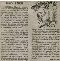 Infancia y poesía