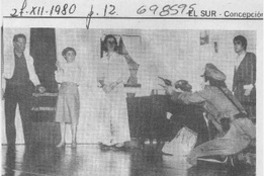 Teatro en la sala SERVIU.