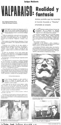 Valparaíso: realidad y fantasía