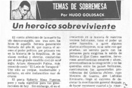 Un heróico sobreviviente