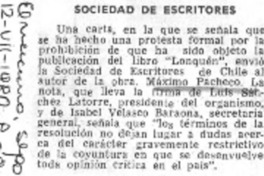 Sociedad de escritores.