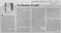 La Beatriz Ovalle