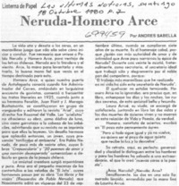 Neruda-Homero Arce