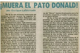 Muera el Pato Donald!.