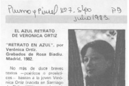El azul retrato de Verónica Ortiz