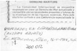 Derecho marítimo