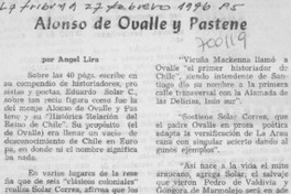 Alonso de Ovalle y Pastene